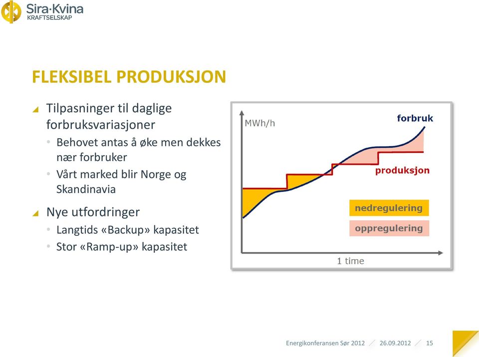 Vårt marked blir Norge og Skandinavia Nye utfordringer Langtids