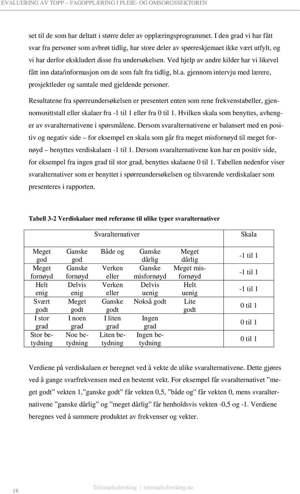 Ved hjelp av andre kilder har vi likevel fått inn data/informasjon om de som falt fra tidlig, bl.a. gjennom intervju med lærere, prosjektleder og samtale med gjeldende personer.