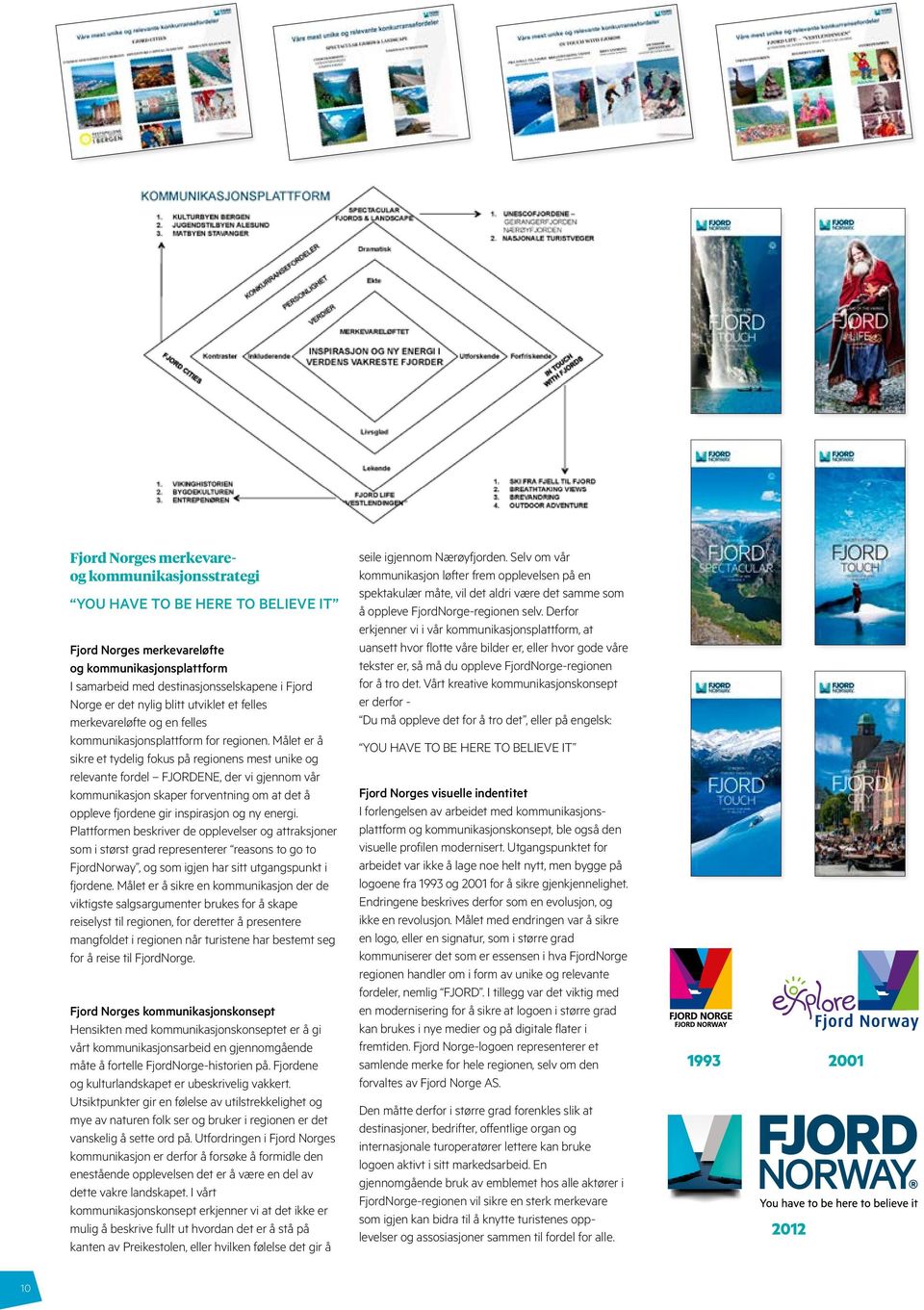 Målet er å sikre et tydelig fokus på regionens mest unike og relevante fordel FJORDENE, der vi gjennom vår kommunikasjon skaper forventning om at det å oppleve fjordene gir inspirasjon og ny energi.