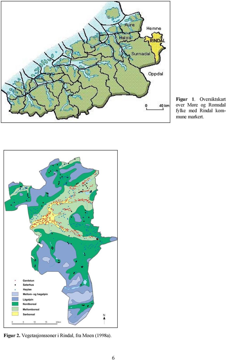 Romsdal fylke med Rindal kommune