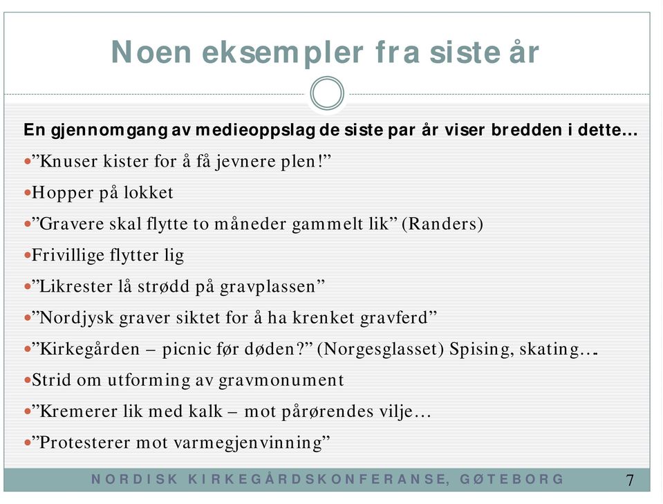 graver siktet for å ha krenket gravferd Kirkegården picnic før døden? (Norgesglasset) Spising, skating.