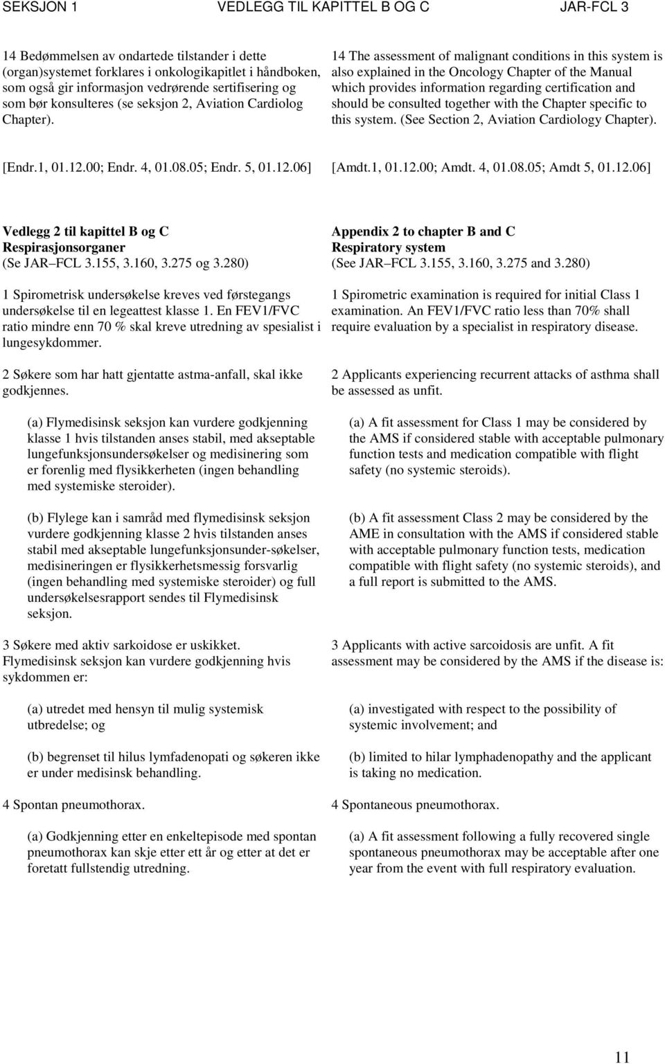 14 The assessment of malignant conditions in this system is also explained in the Oncology Chapter of the Manual which provides information regarding certification and should be consulted together