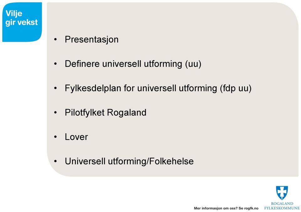 universell utforming (fdp uu)