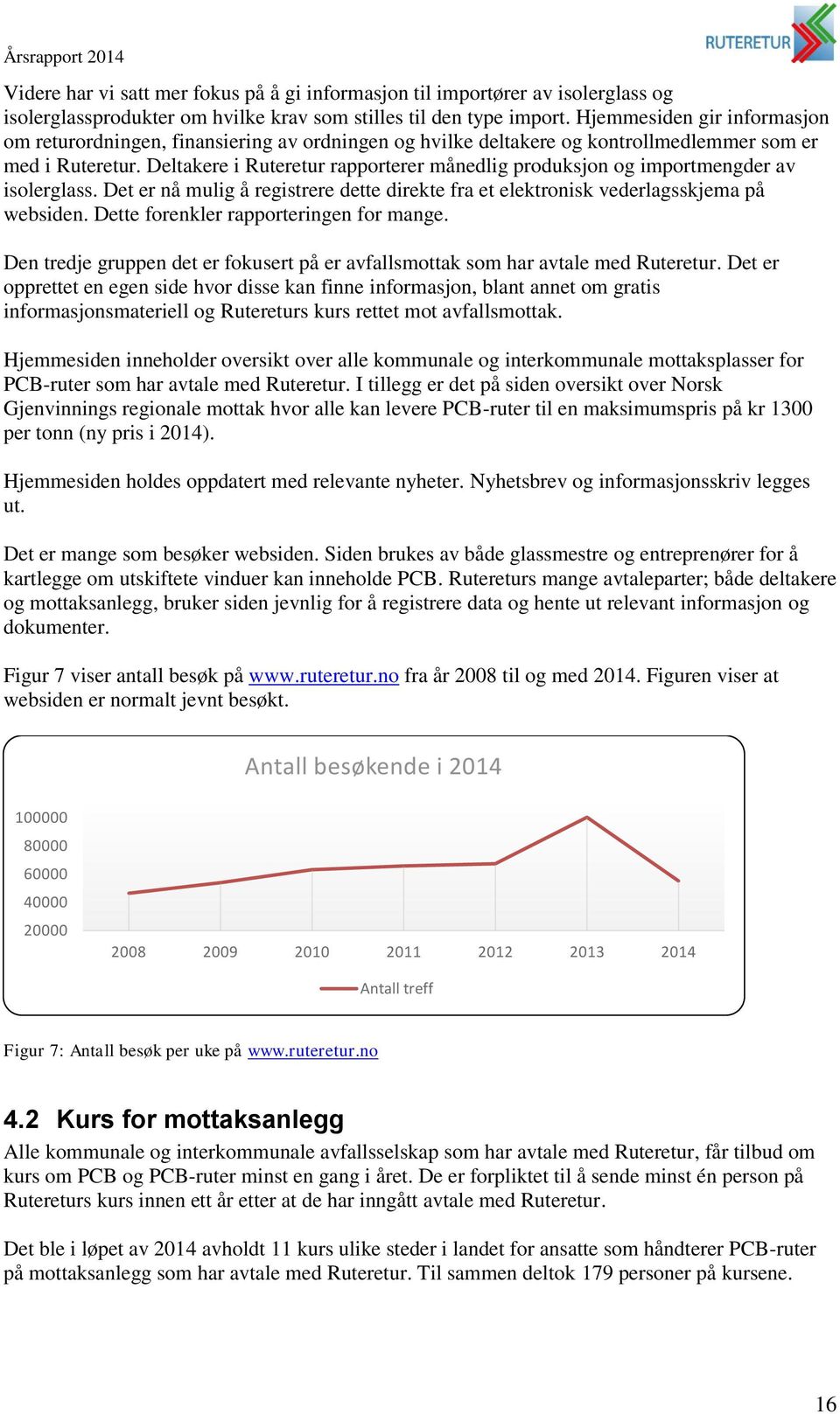 Deltakere i Ruteretur rapporterer månedlig produksjon og importmengder av isolerglass. Det er nå mulig å registrere dette direkte fra et elektronisk vederlagsskjema på websiden.