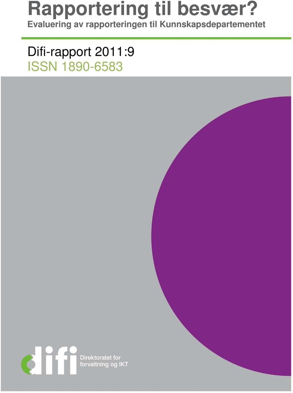 til Kunnskapsdepartementet