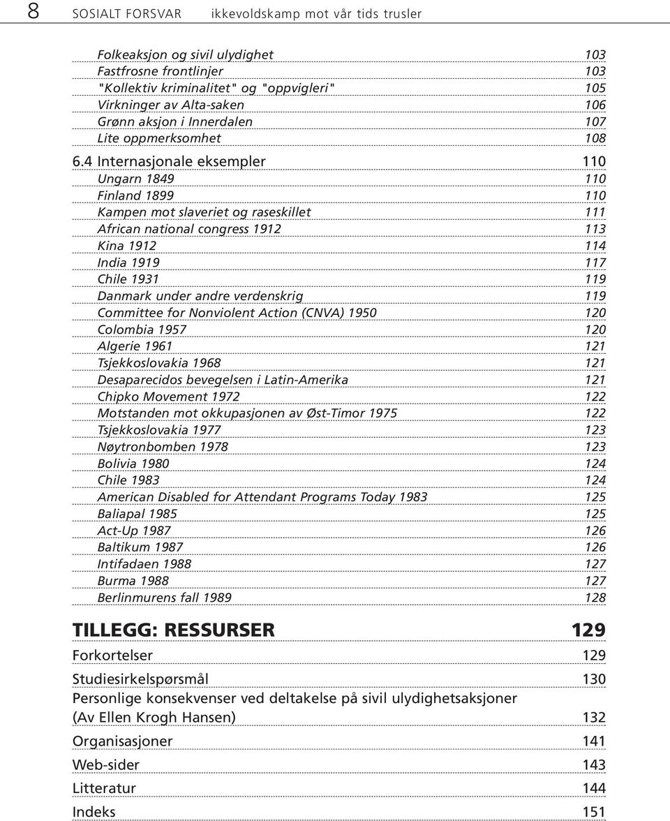 4 Internasjonale eksempler 110 Ungarn 1849 110 Finland 1899 110 Kampen mot slaveriet og raseskillet 111 African national congress 1912 113 Kina 1912 114 India 1919 117 Chile 1931 119 Danmark under