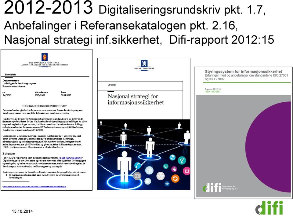 7, Anbefalinger i