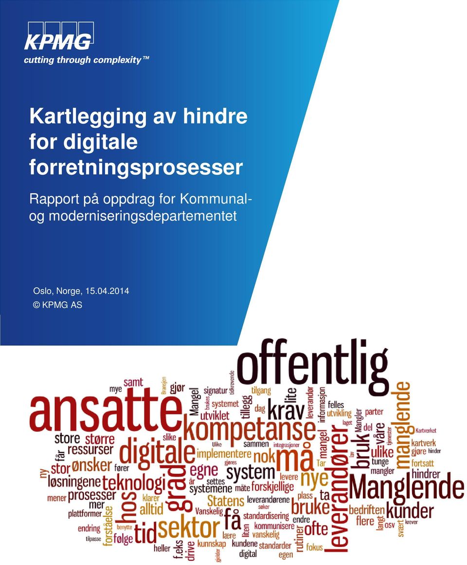 Rapport på oppdrag for Kommunalog