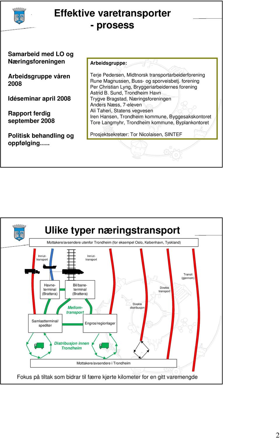 Sund, Trondheim Havn Trygve Bragstad, Næringsforeningen Anders Næss, 7-eleven Ali Taheri, Statens vegvesen Iren Hansen, Trondheim kommune, Byggesakskontoret Tore Langmyhr, Trondheim kommune,