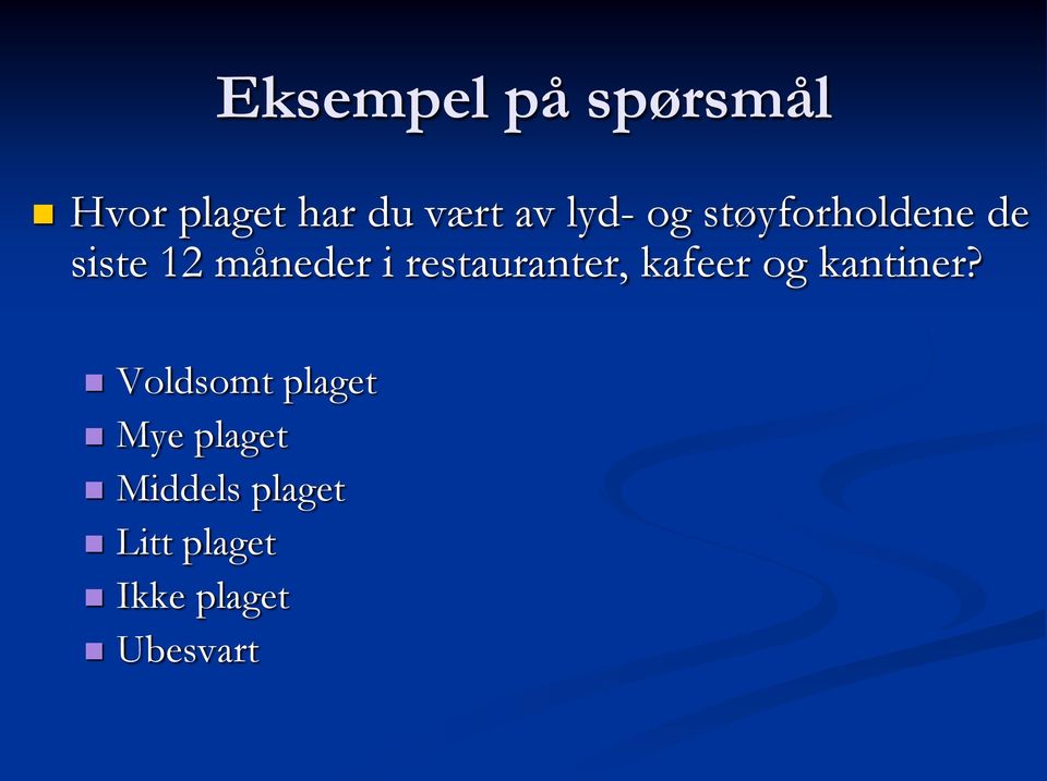 restauranter, kafeer og kantiner?