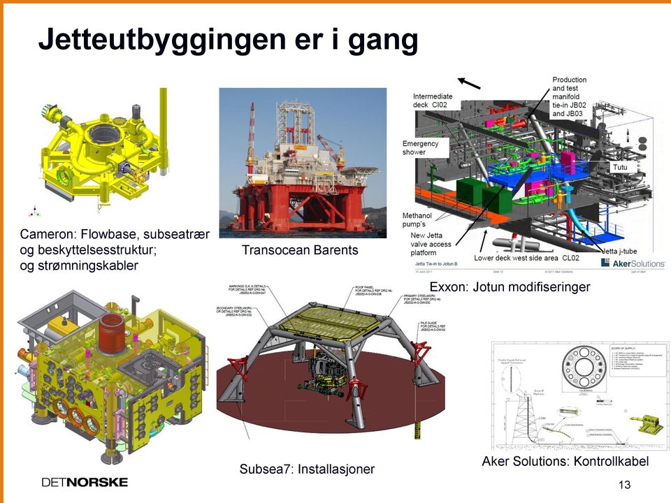 strømningskabler Transocean Barents Exxon: Jotun