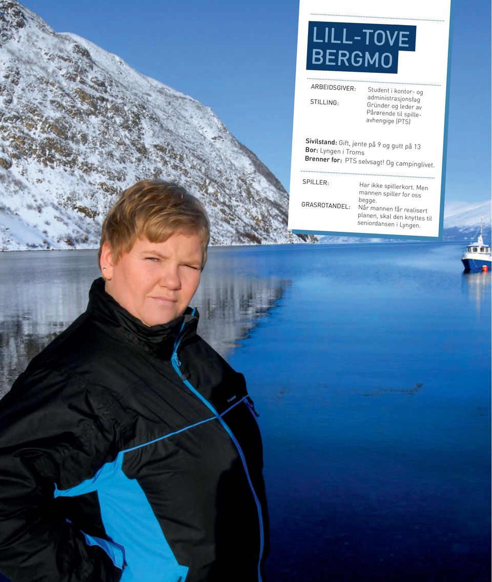 Troms Brenner for: PTS selvsagt! Og campinglivet. SPILLER: Har ikke spillerkort.