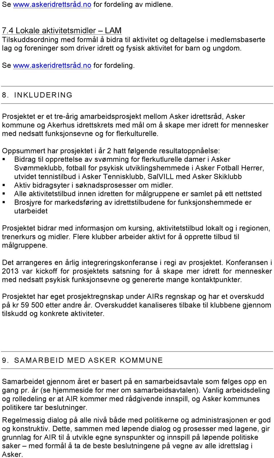 askeridrettsråd.no for fordeling. 8.