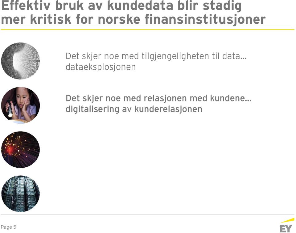 tilgjengeligheten til data dataeksplosjonen Det skjer