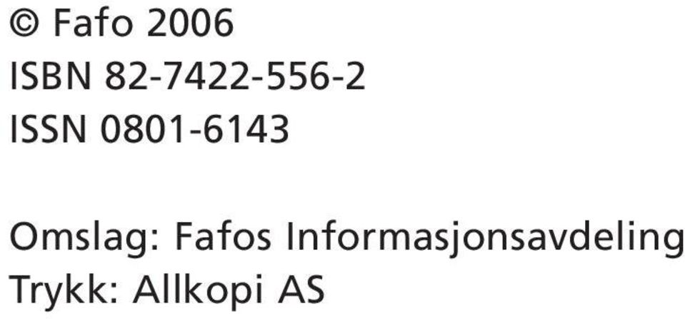 0801-6143 Omslag: Fafos