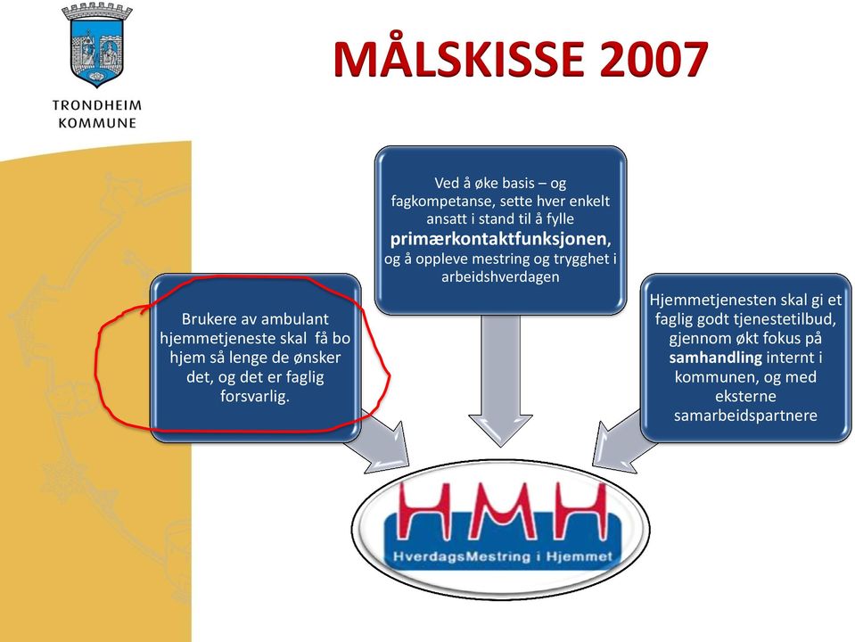 Ved å øke basis og fagkompetanse, sette hver enkelt ansatt i stand til å fylle primærkontaktfunksjonen,