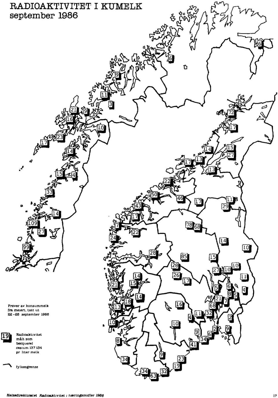 tau tit 22-36 saplember 1980 191 Radioaktivitet målt