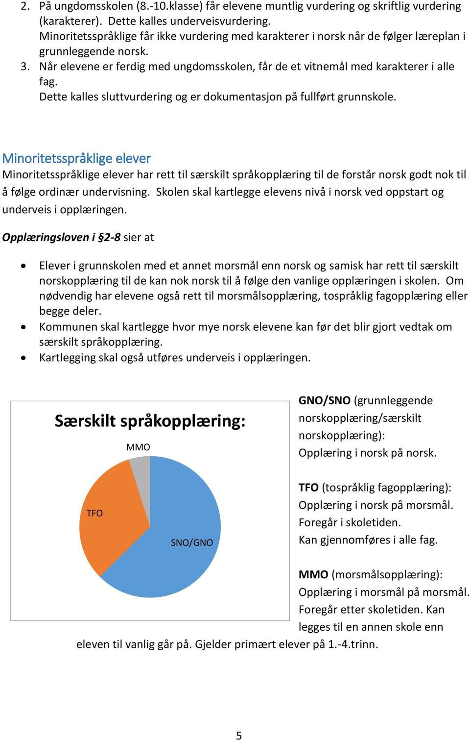 Dette kalles sluttvurdering og er dokumentasjon på fullført grunnskole.