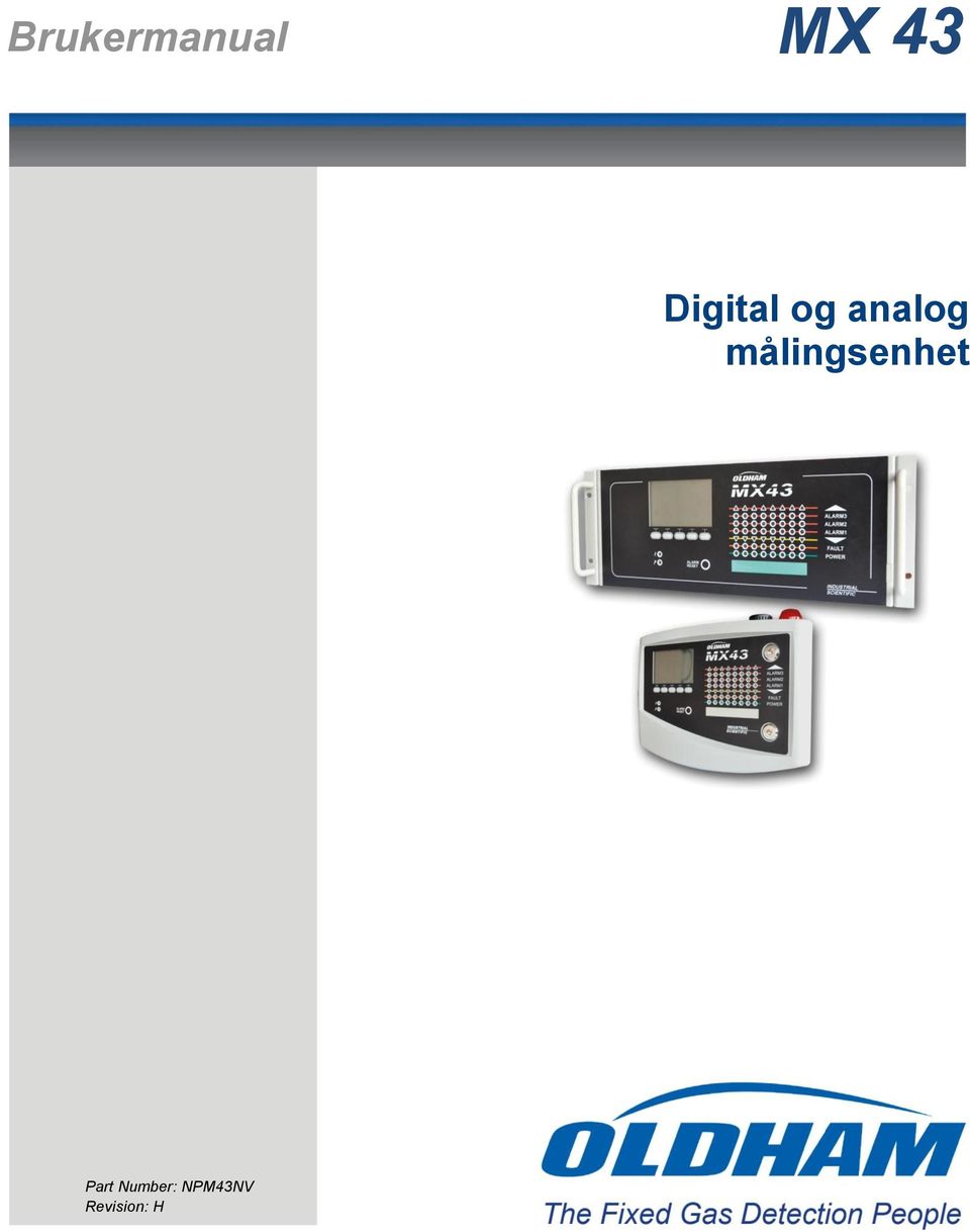 Digital og analog målingsenhet