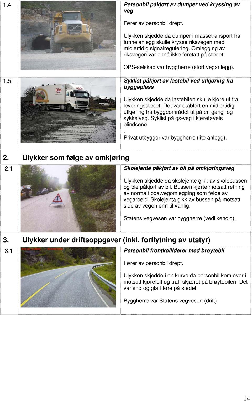 5 Syklist påkjørt av lastebil ved utkjøring fra byggeplass Ulykken skjedde da lastebilen skulle kjøre ut fra leveringsstedet.