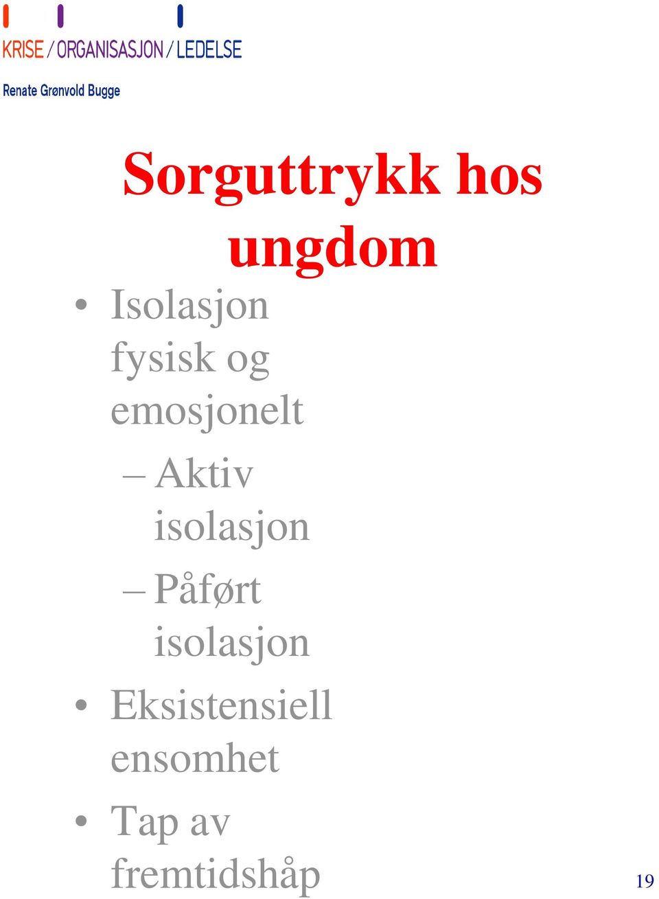 isolasjon Påført isolasjon