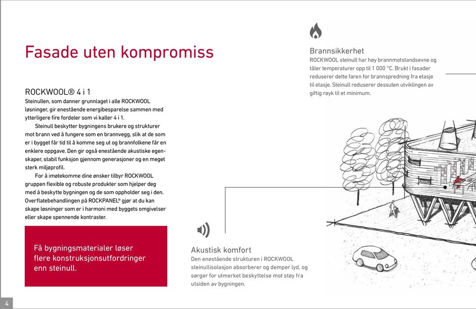 Den gir også enestående akustiske egenskaper, stabil funksjon gjennom generasjoner og en meget sterk miljøprofil.