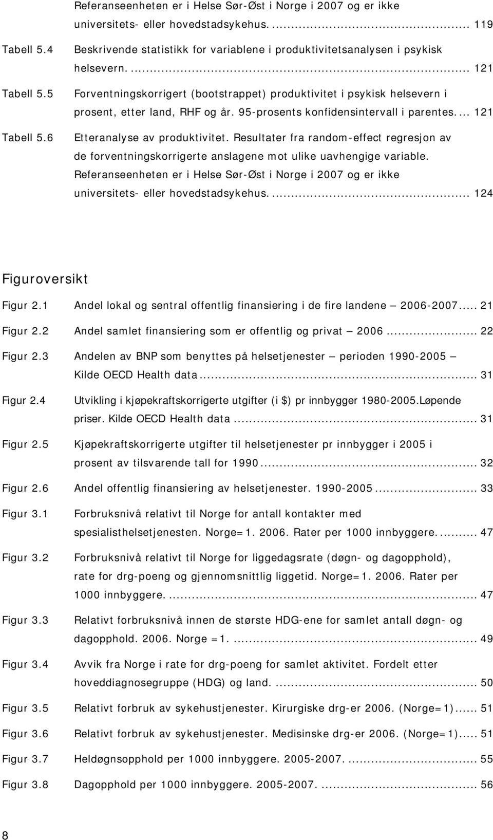 95-prosents konfidensintervall i parentes.... 121 Etteranalyse av produktivitet. Resultater fra random-effect regresjon av de forventningskorrigerte anslagene mot ulike uavhengige variable.