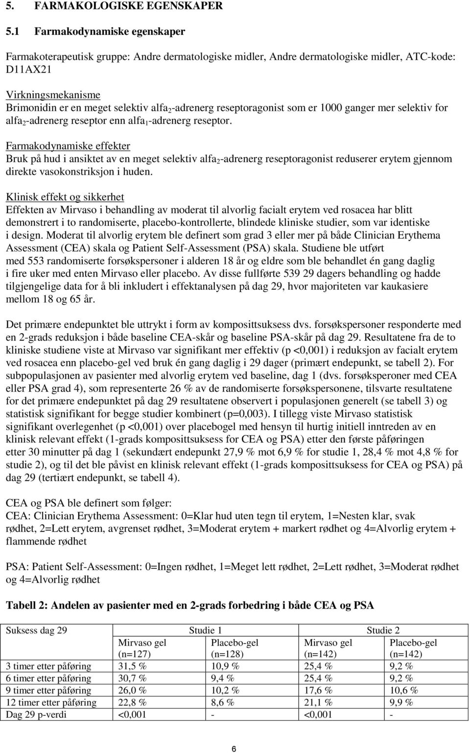 -adrenerg reseptoragonist som er 1000 ganger mer selektiv for alfa 2 -adrenerg reseptor enn alfa 1 -adrenerg reseptor.