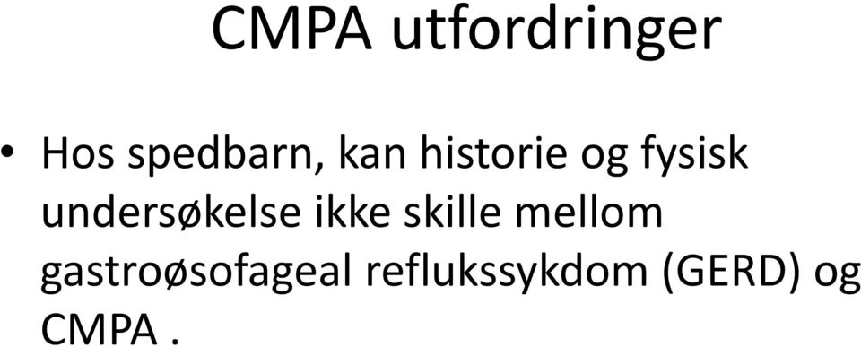 undersøkelse ikke skille mellom