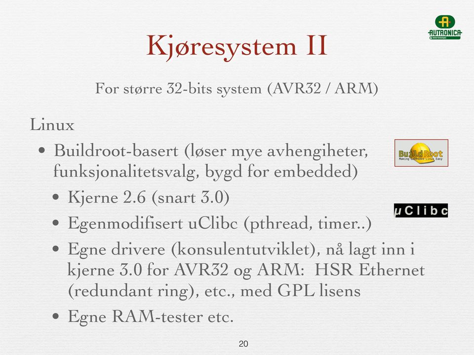 0) Egenmodifisert uclibc (pthread, timer.