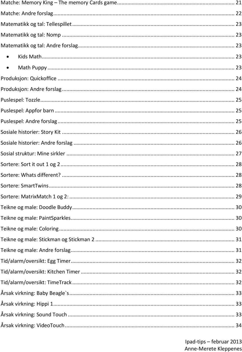 .. 26 Sosiale historier: Andre forslag... 26 Sosial struktur: Mine sirkler... 27 Sortere: Sort it out 1 og 2... 28 Sortere: Whats different?... 28 Sortere: SmartTwins... 28 Sortere: MatrixMatch 1 og 2:.