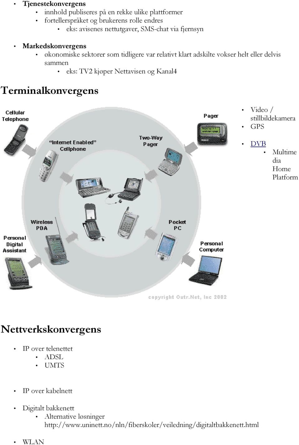 kjøper Nettavisen og Kanal4 Terminalkonvergens Video / stillbildekamera GPS DVB Multime dia Home Platform Nettverkskonvergens IP over