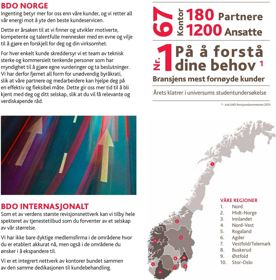 For hver enkelt kunde skreddersyr vi et team av teknisk sterke og kommersielt tenkende personer som har myndighet til å gjøre egne vurderinger og ta beslutninger.