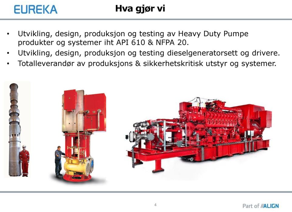 Utvikling, design, produksjon og testing dieselgeneratorsett og