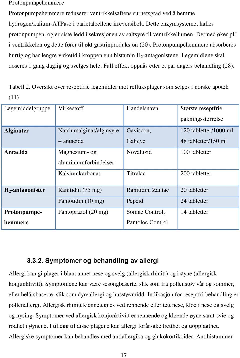 Protonpumpehemmere absorberes hurtig og har lengre virketid i kroppen enn histamin H 2 -antagonistene. Legemidlene skal doseres 1 gang daglig og svelges hele.