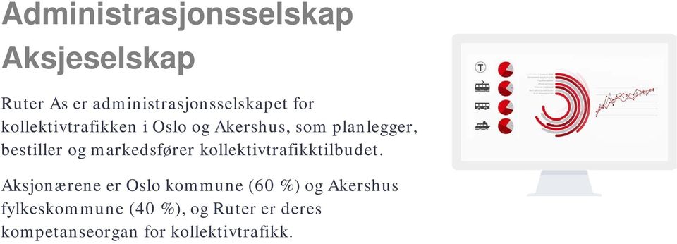 markedsfører kollektivtrafikktilbudet.