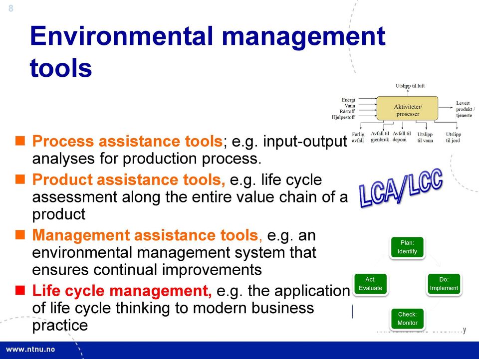 life cycle assessment along 