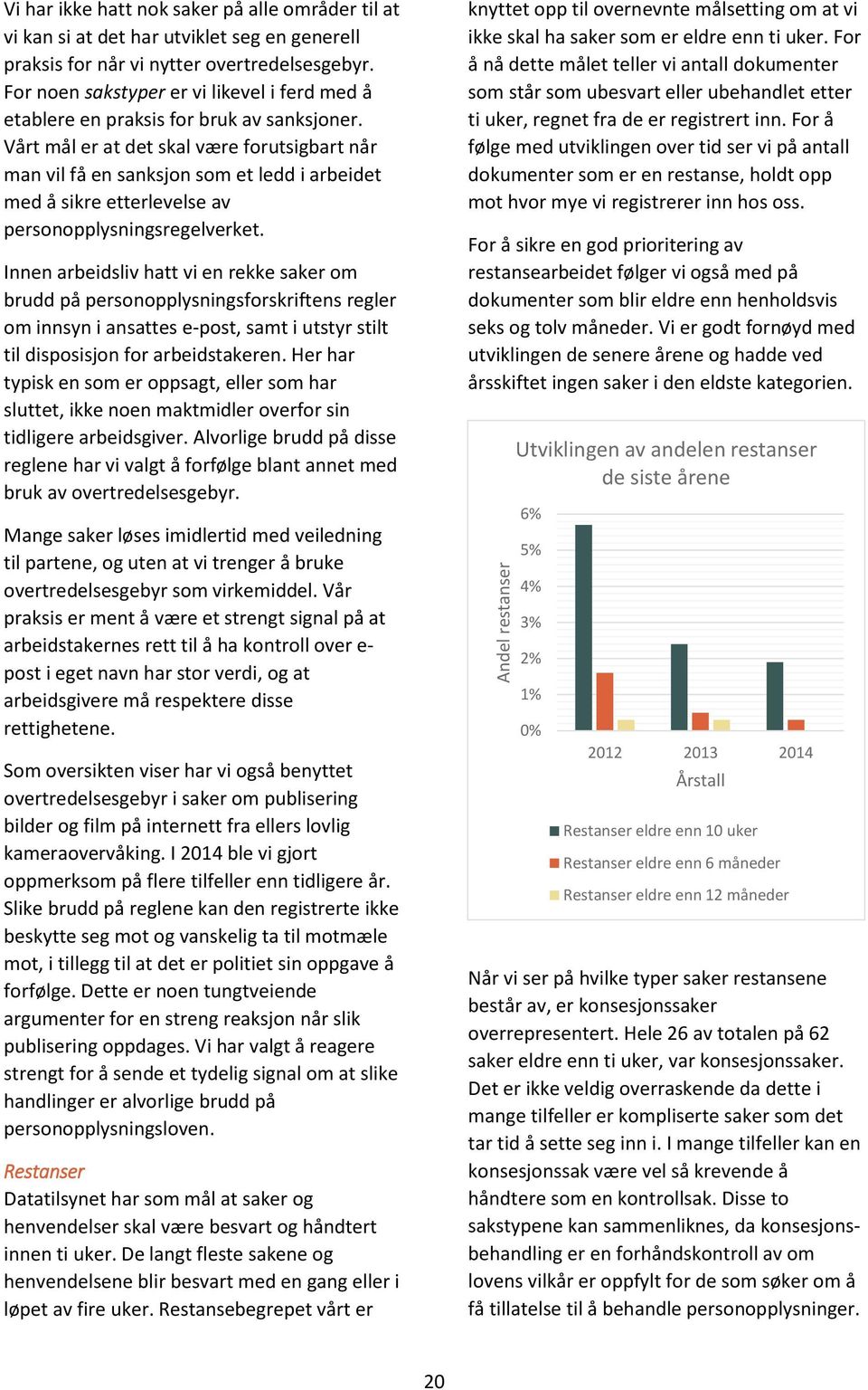 Vårt mål er at det skal være forutsigbart når man vil få en sanksjon som et ledd i arbeidet med å sikre etterlevelse av personopplysningsregelverket.