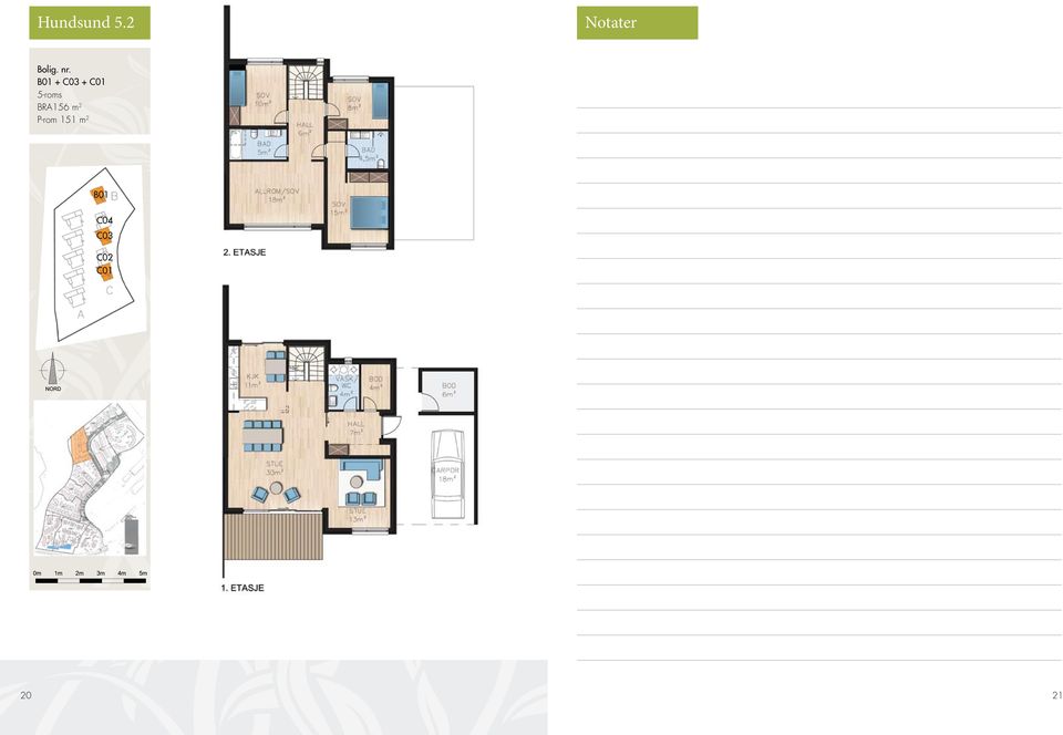 (STUE ) 15m² STUE 21m² 6m² 10m² B01 BOD C04 C03 C02 WC