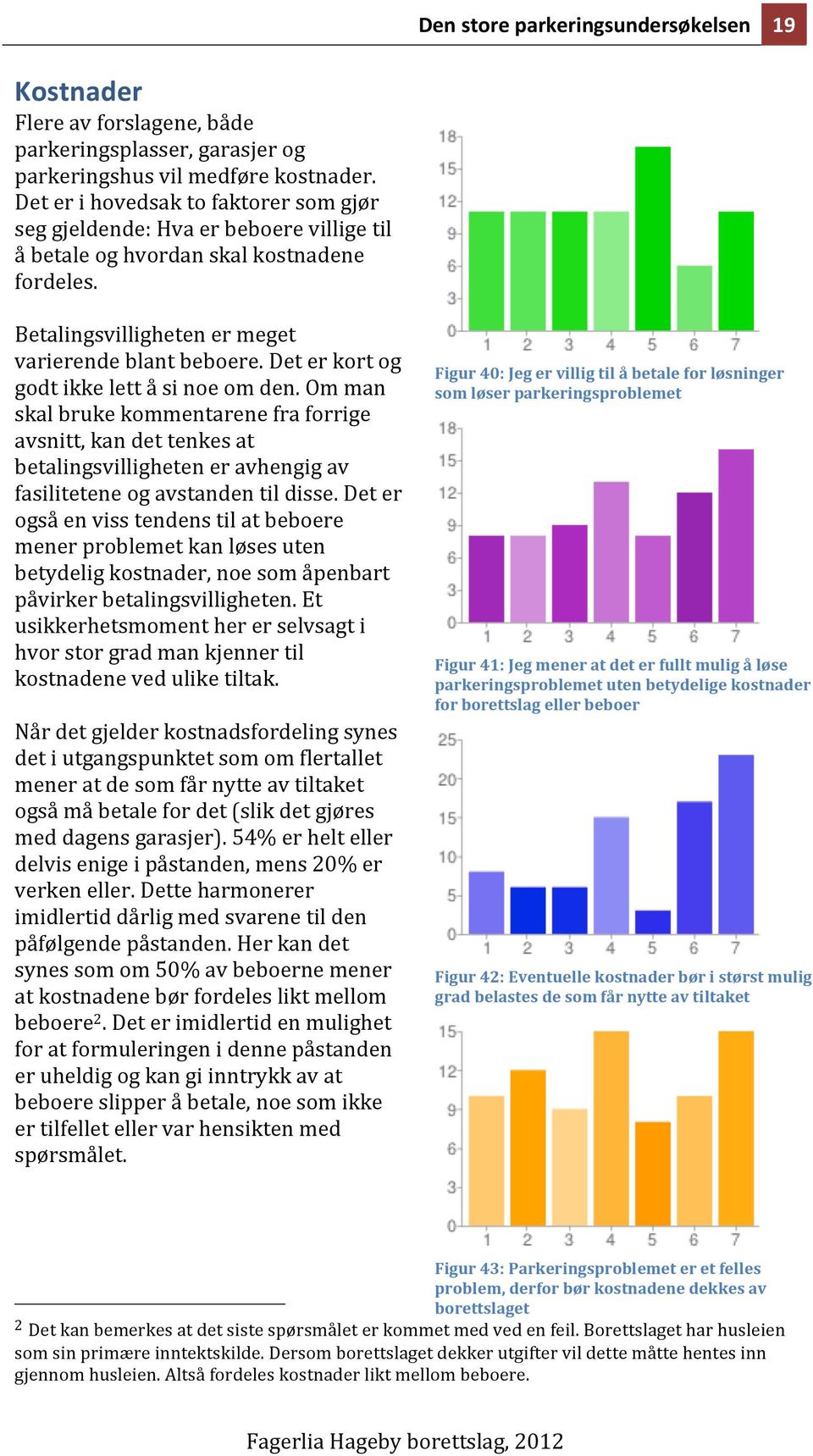 Det er kort og godt ikke lett å si noe om den. Om man skal bruke kommentarene fra forrige avsnitt, kan det tenkes at betalingsvilligheten er avhengig av fasilitetene og avstanden til disse.