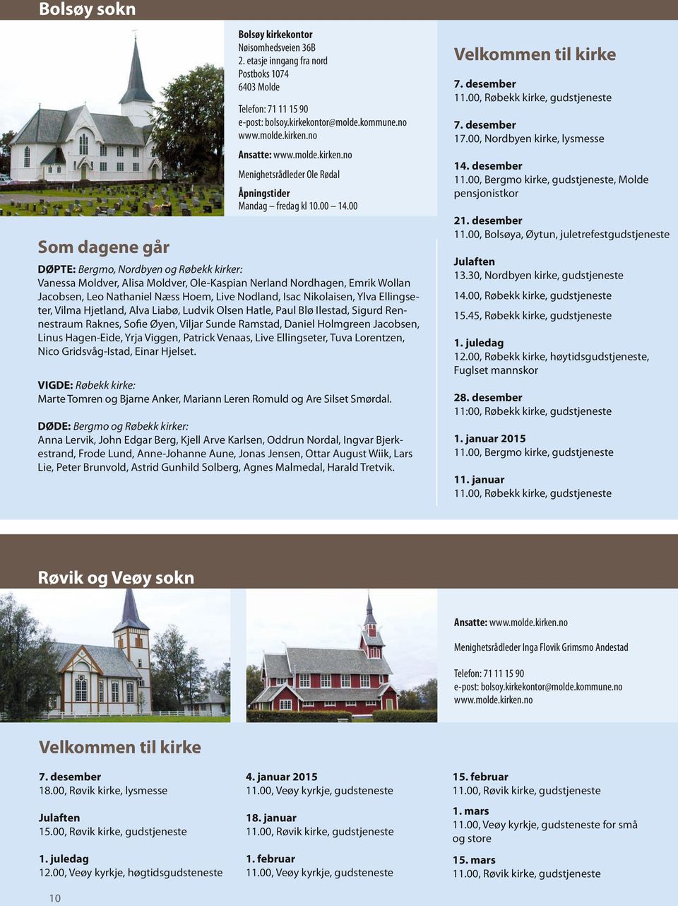 00, Nordbyen kirke, lysmesse 14. desember 11.