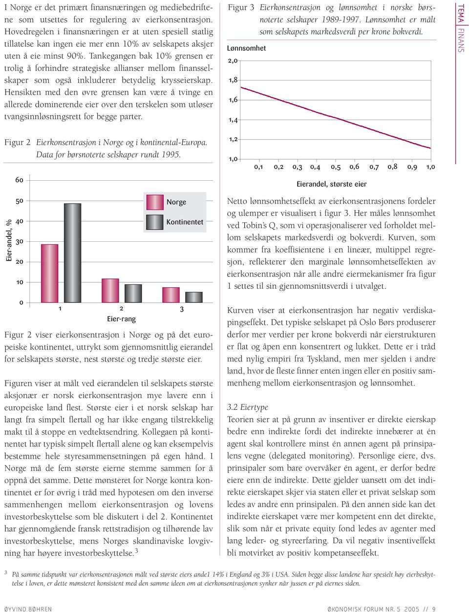 Tankegangen bak 10% grensen er trolig å forhindre strategiske allianser mellom finansselskaper som også inkluderer betydelig krysseierskap.