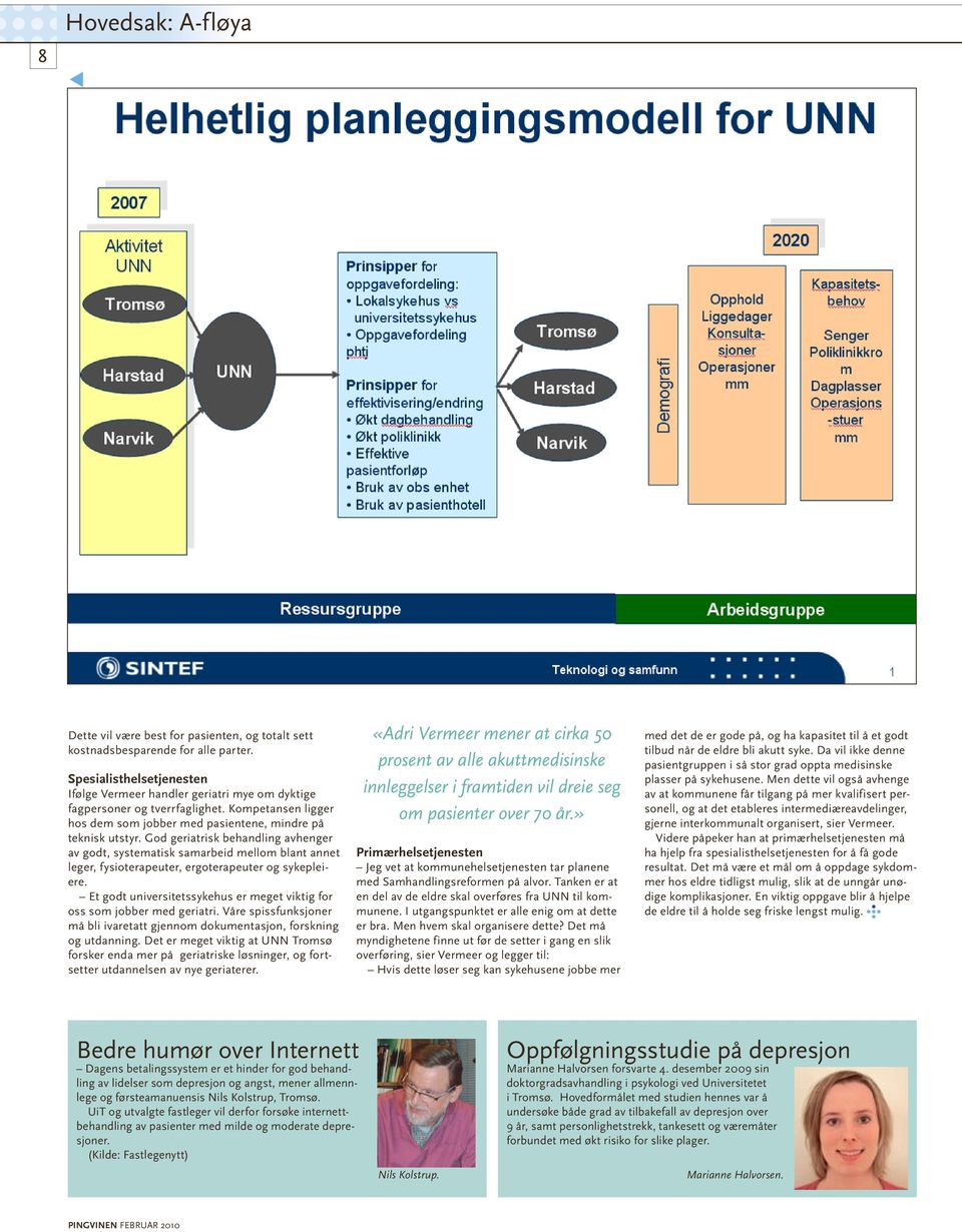 God geriatrisk behandling avhenger av godt, systematisk samarbeid mellom blant annet leger, fysioterapeuter, ergoterapeuter og sykepleiere.