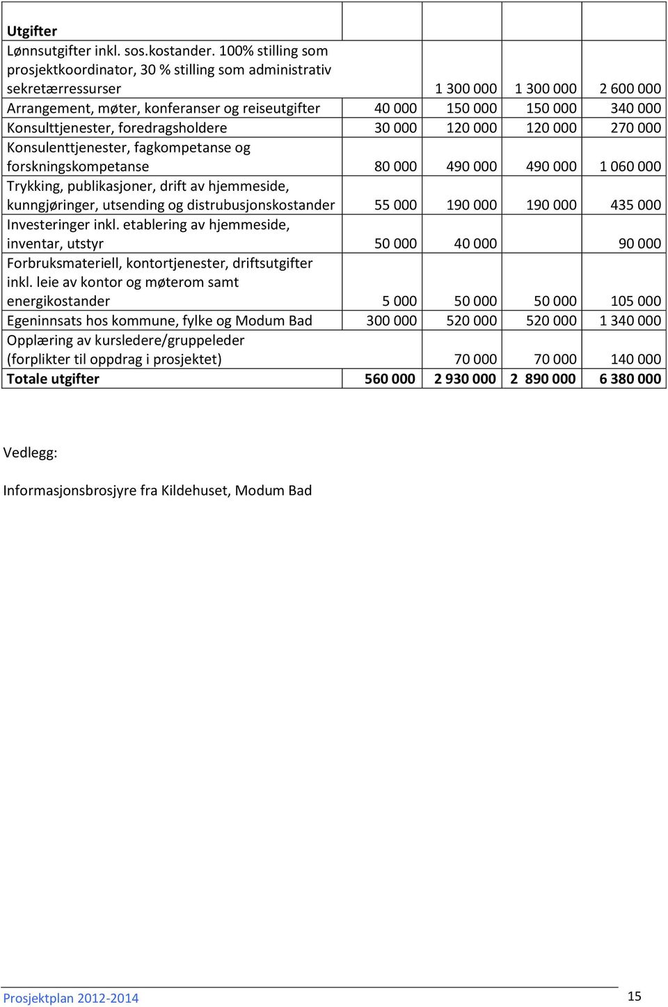 Konsulttjenester, foredragsholdere 30 000 120 000 120 000 270 000 Konsulenttjenester, fagkompetanse og forskningskompetanse 80 000 490 000 490 000 1 060 000 Trykking, publikasjoner, drift av