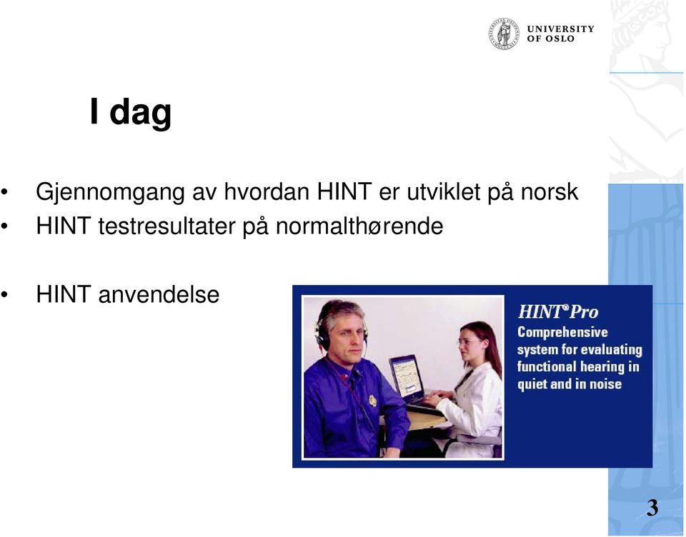 norsk HINT testresultater