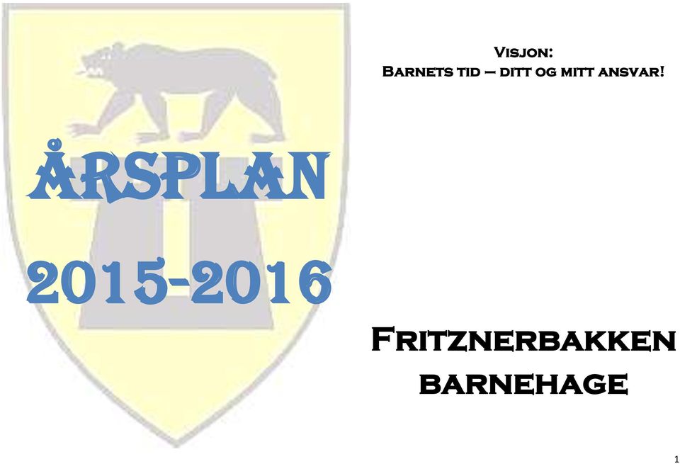 Årsplan 2015-2016