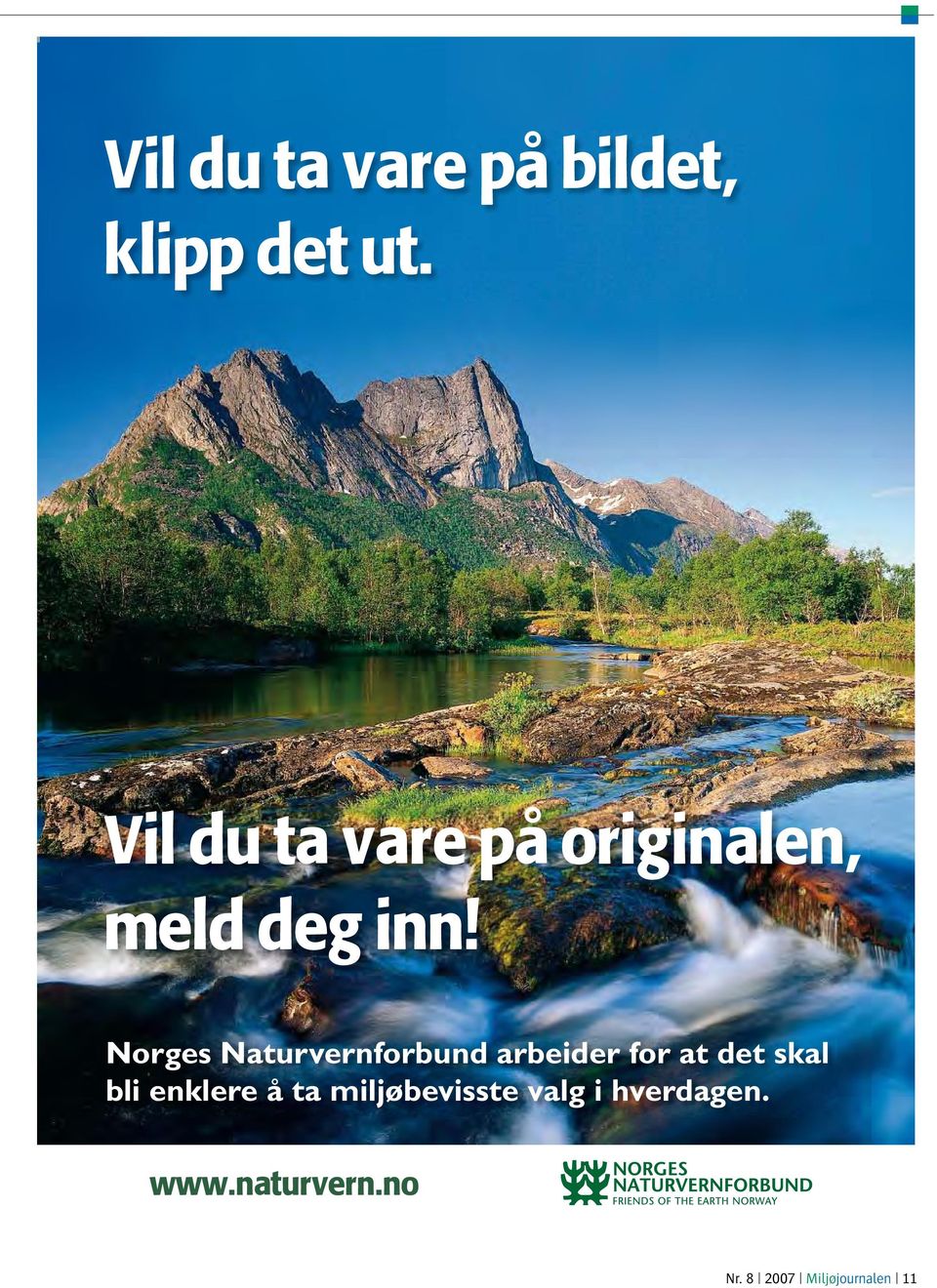 Norges Naturvernforbund arbeider for at det skal bli