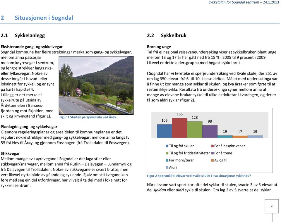 rikseller fylkesvegar. Nokre av desse inngår i hovud- eller lokalnett for sykkel, og er synt på kart i kapittel 4.