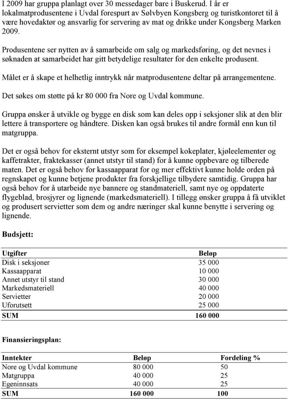 Produsentene ser nytten av å samarbeide om salg og markedsføring, og det nevnes i søknaden at samarbeidet har gitt betydelige resultater for den enkelte produsent.