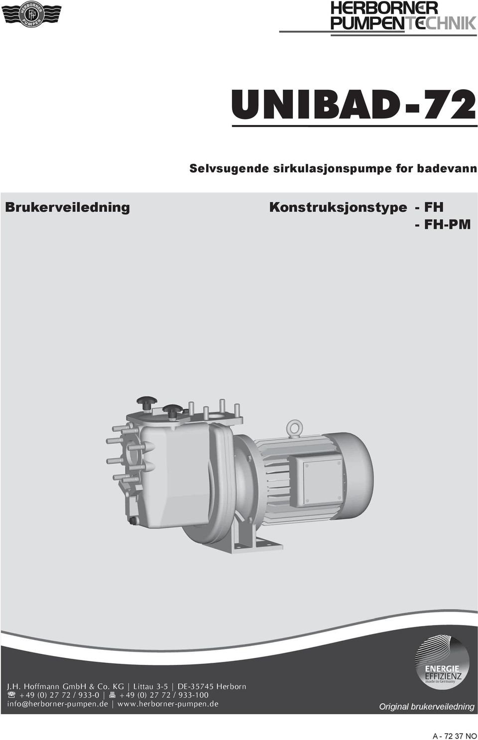 KG Littau 3-5 DE-35745 Herborn +49 (0) 27 72 / 933-0 +49 (0) 27 72 /